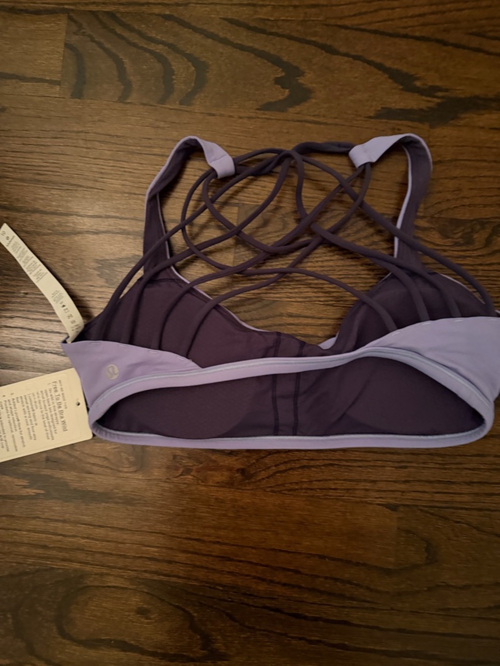 lululemon athletica Lavender Strappy Sports Bra - Picture 3 of 3